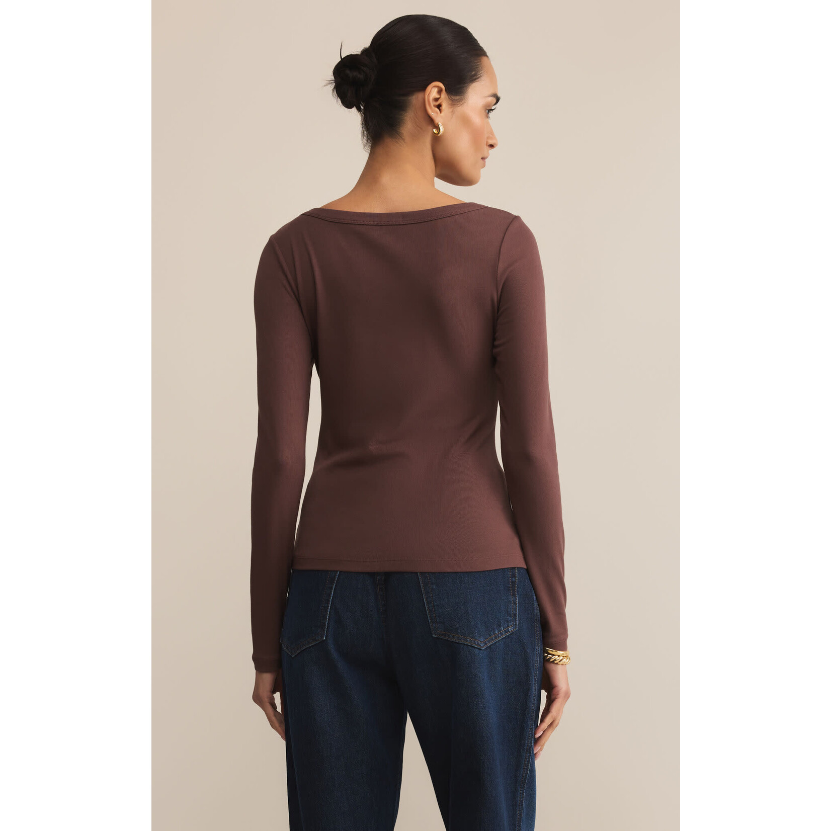 Z Supply ZS Second Skin Scoop L/S Top