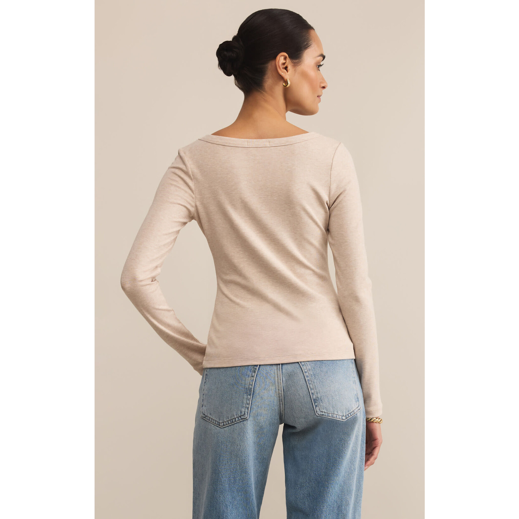 Z Supply ZS Second Skin Scoop L/S Top