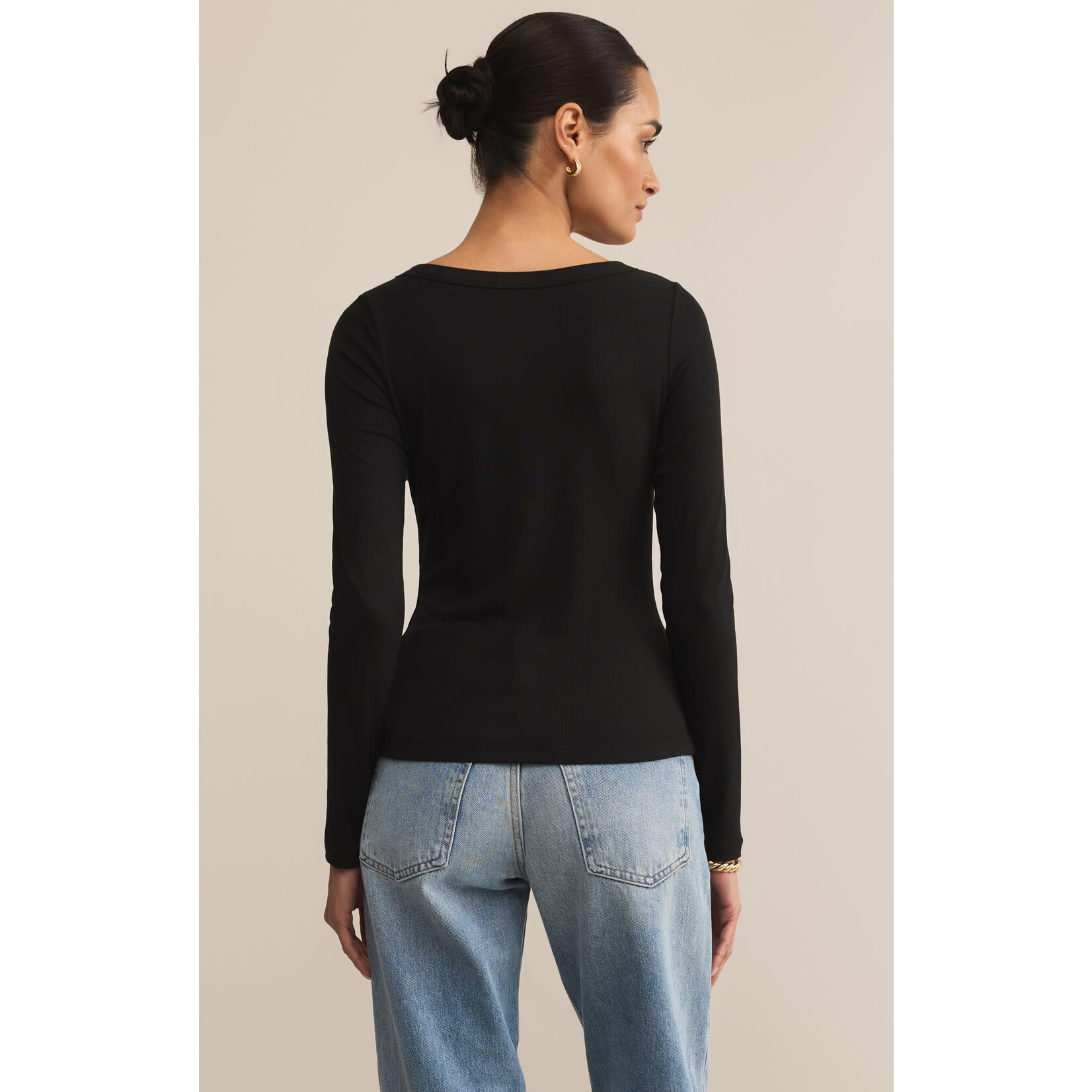 Z Supply ZS Second Skin Scoop L/S Top