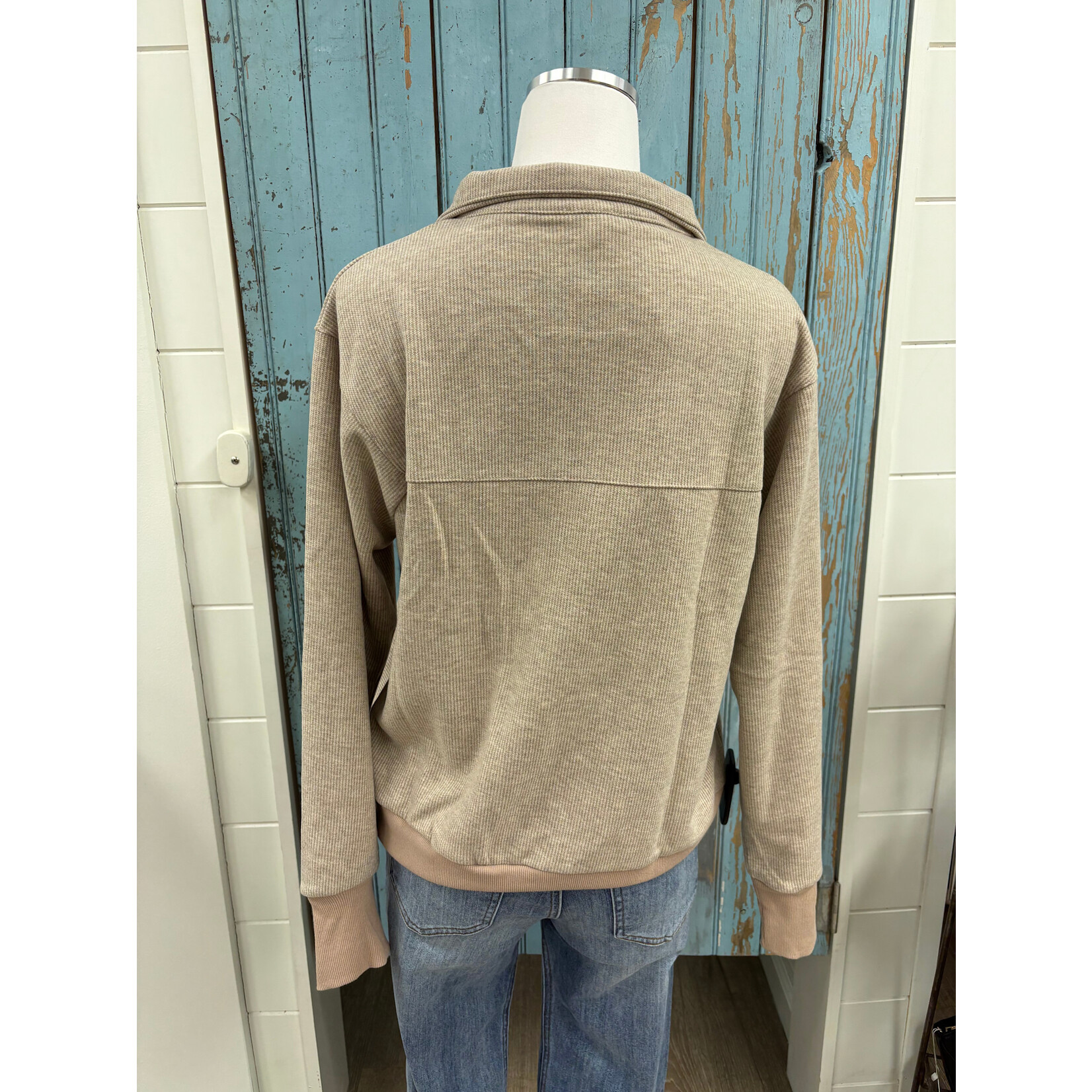 Hem & Thread HT Half Neck Zip Up Top