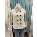 Hem & Thread Textured Melange Sweater Jacket