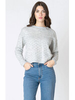 Dex Grey Scallop Sweater