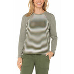 Liverpool L/S Crewneck Knit Top