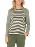 Liverpool L/S Crewneck Knit Top