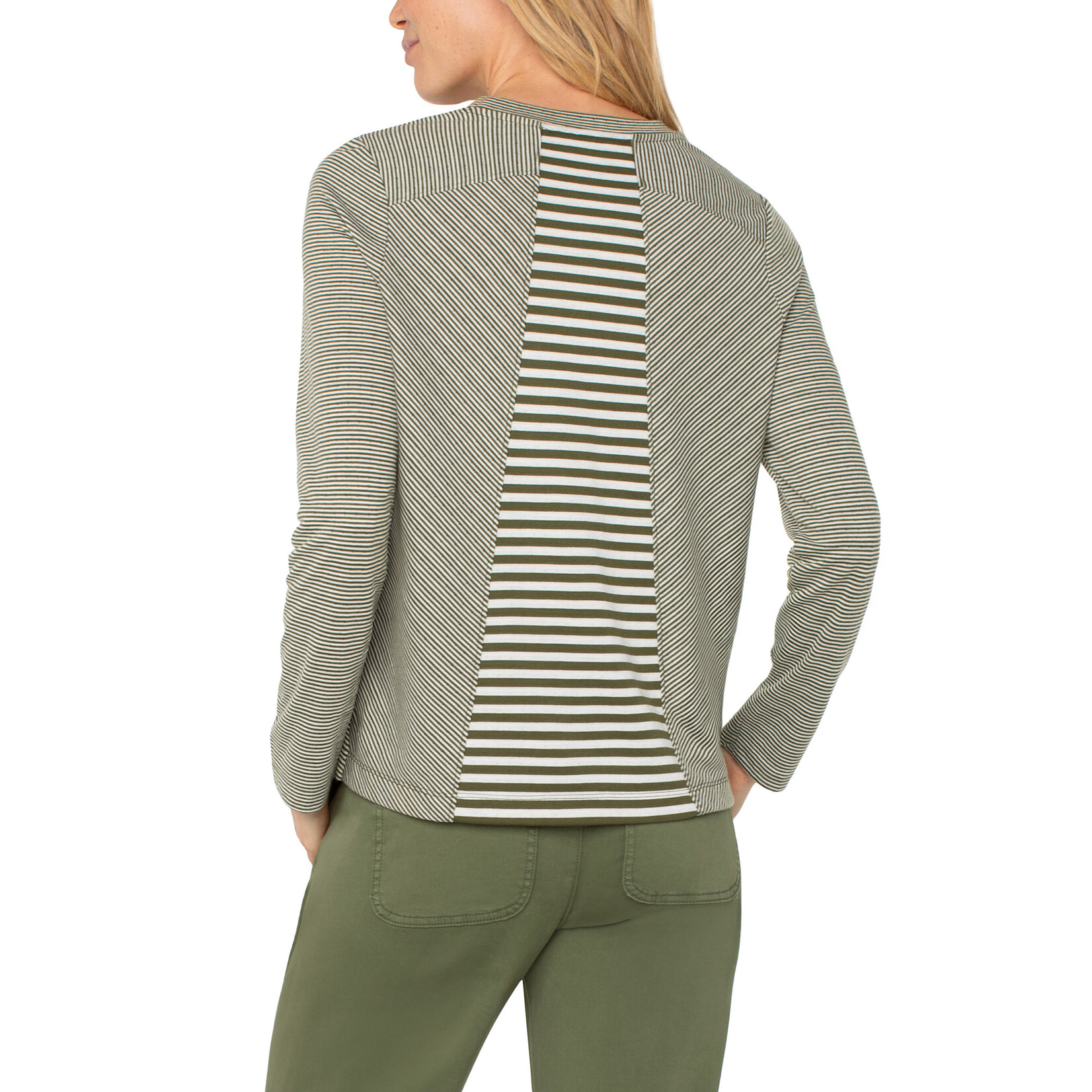 Liverpool LP L/S Crewneck Knit Top