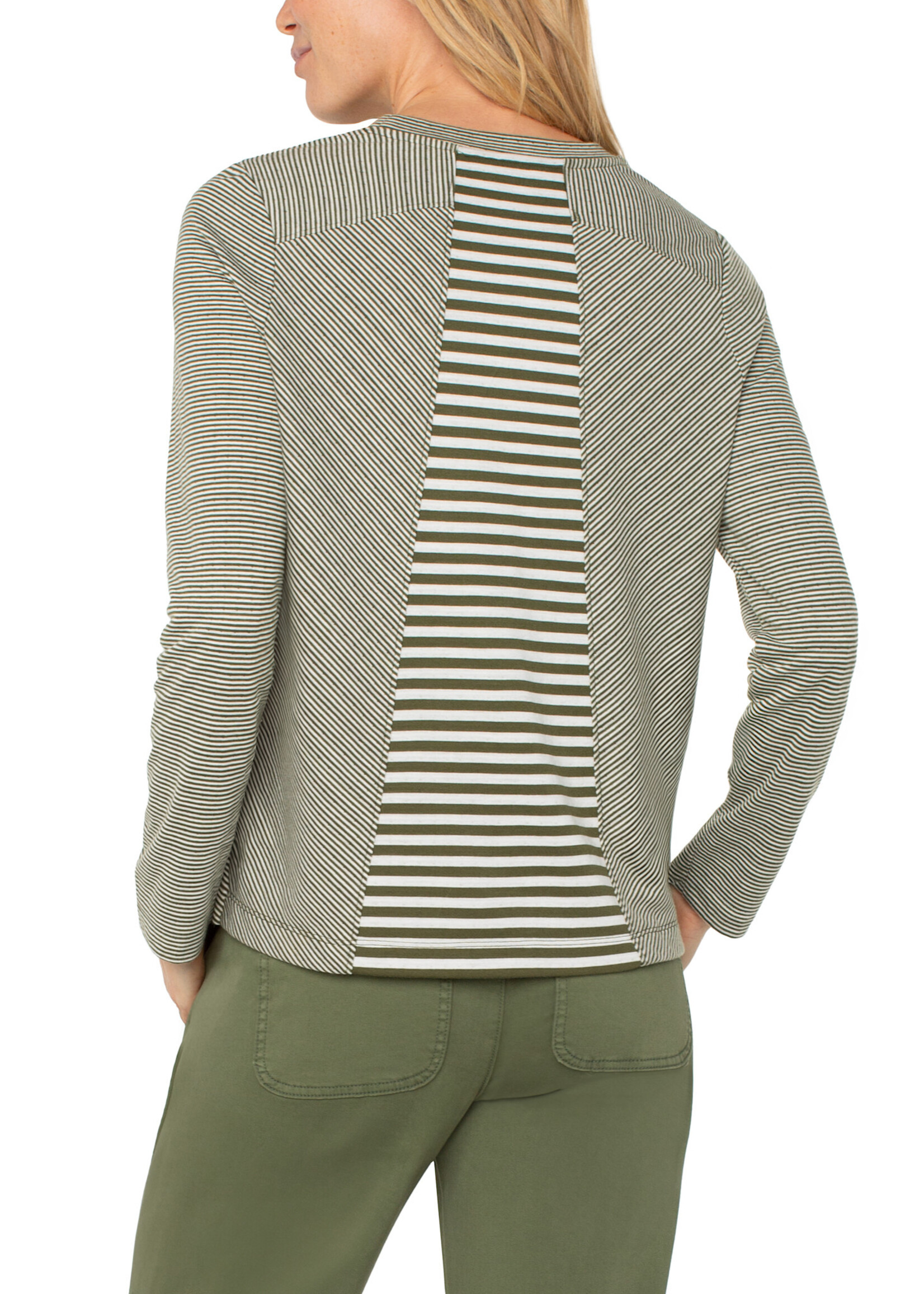 Liverpool LP L/S Crewneck Knit Top