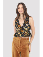 Sadie Sage With Ease VNeck Peplum Top