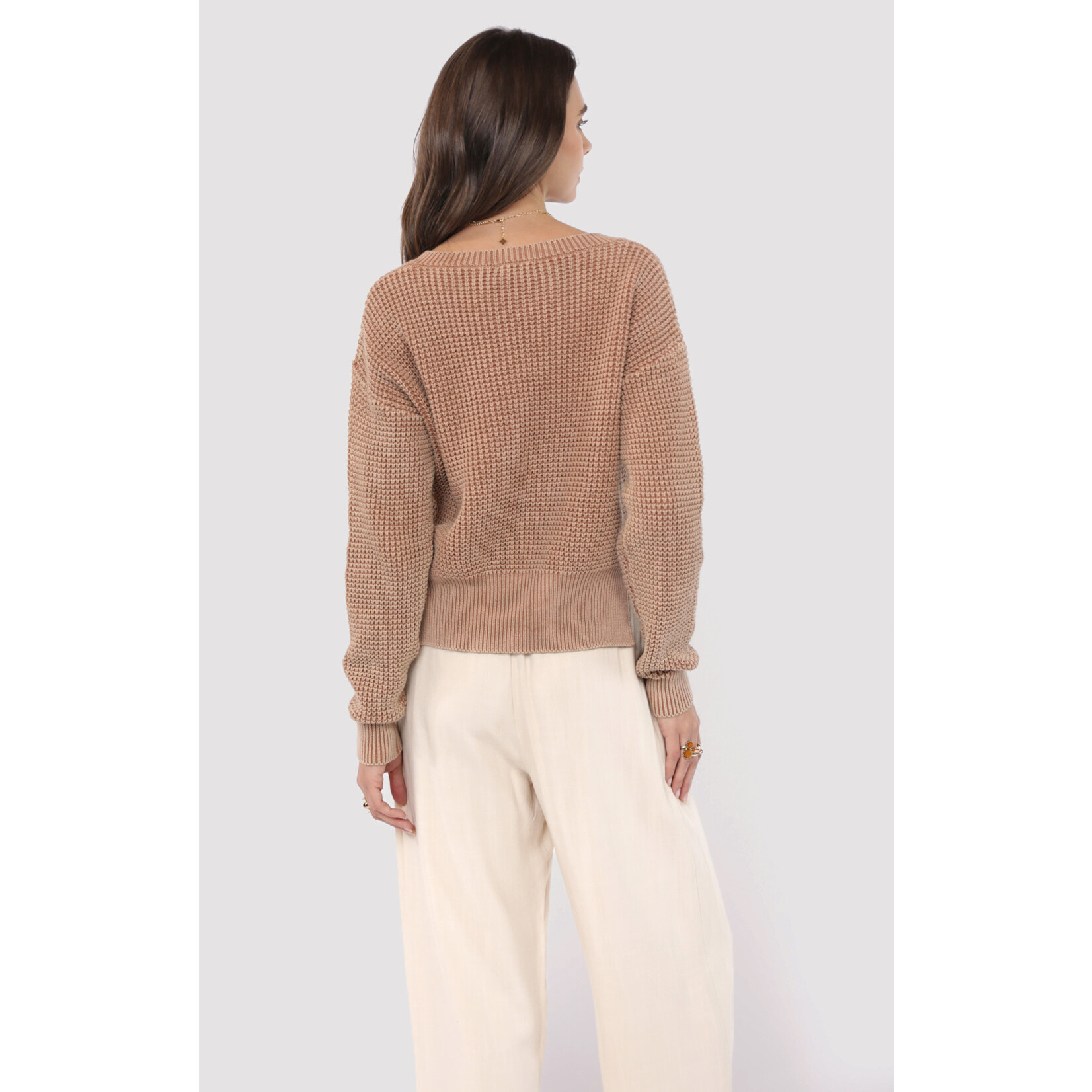 Sadie Sage SS Brixton Button Sweater