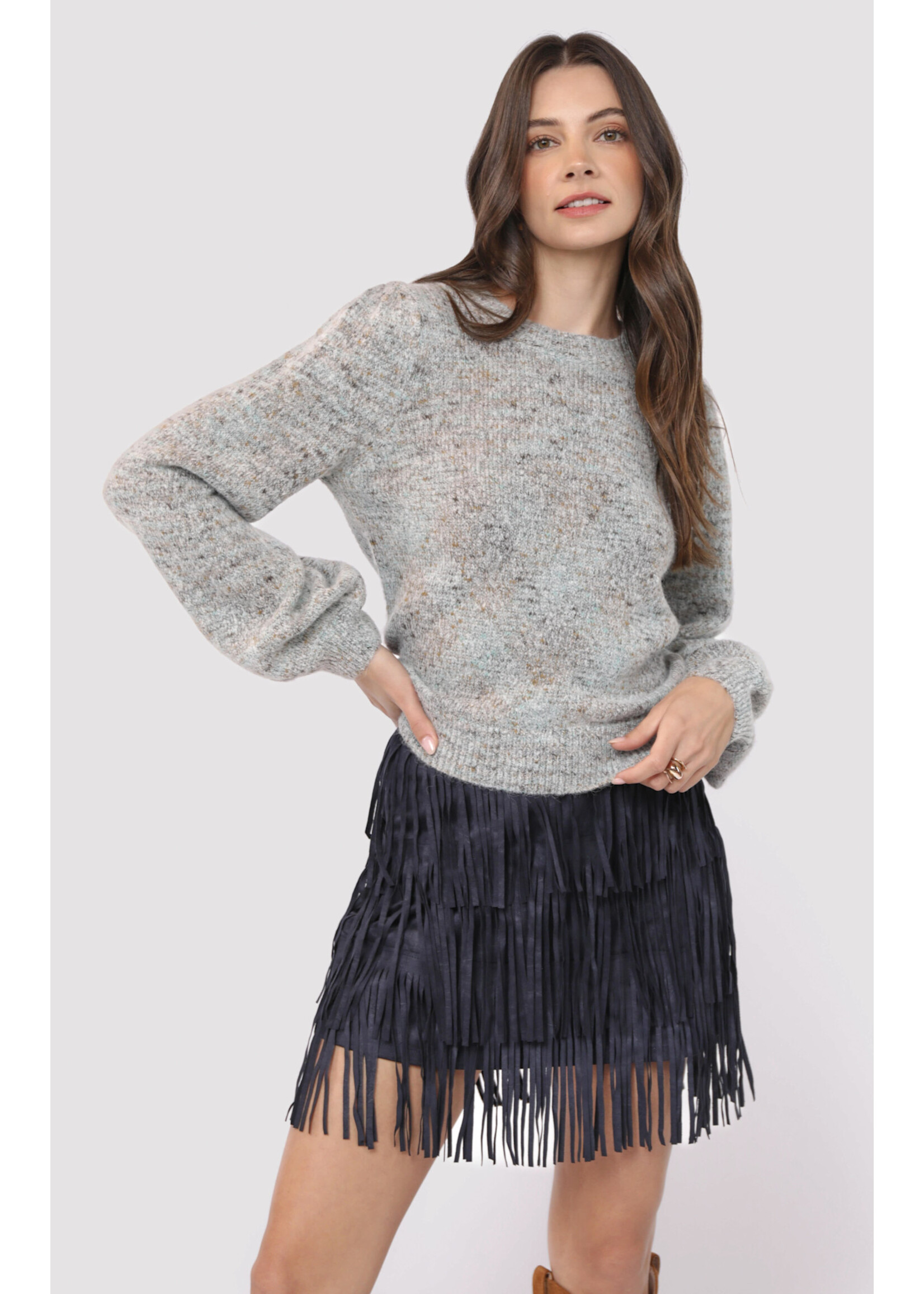 Sadie Sage SS Shauna Space Dyed Sweater
