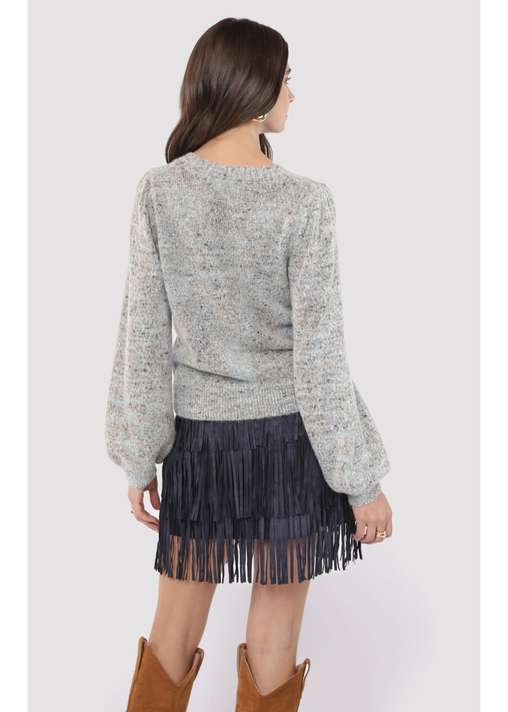 Sadie Sage SS Shauna Space Dyed Sweater