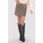 Sadie Sage Gossip Girl Plaid Mini Skirt