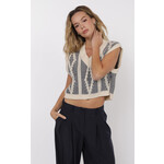 Sage The Label Macy Cable Sweater Vest