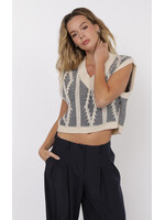 Sage The Label Macy Cable Sweater Vest