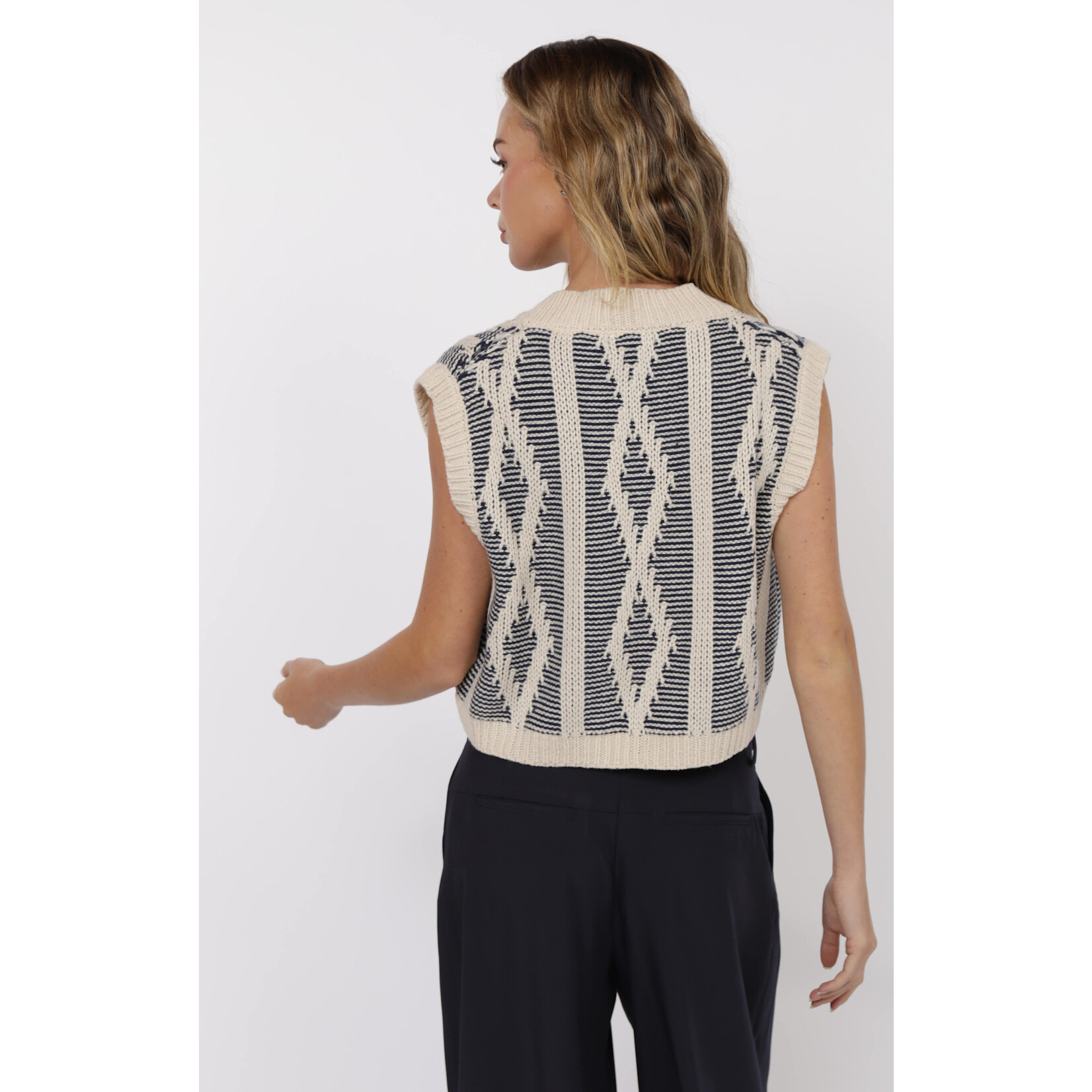 Sage The Label STL Macy Cable Sweater Vest