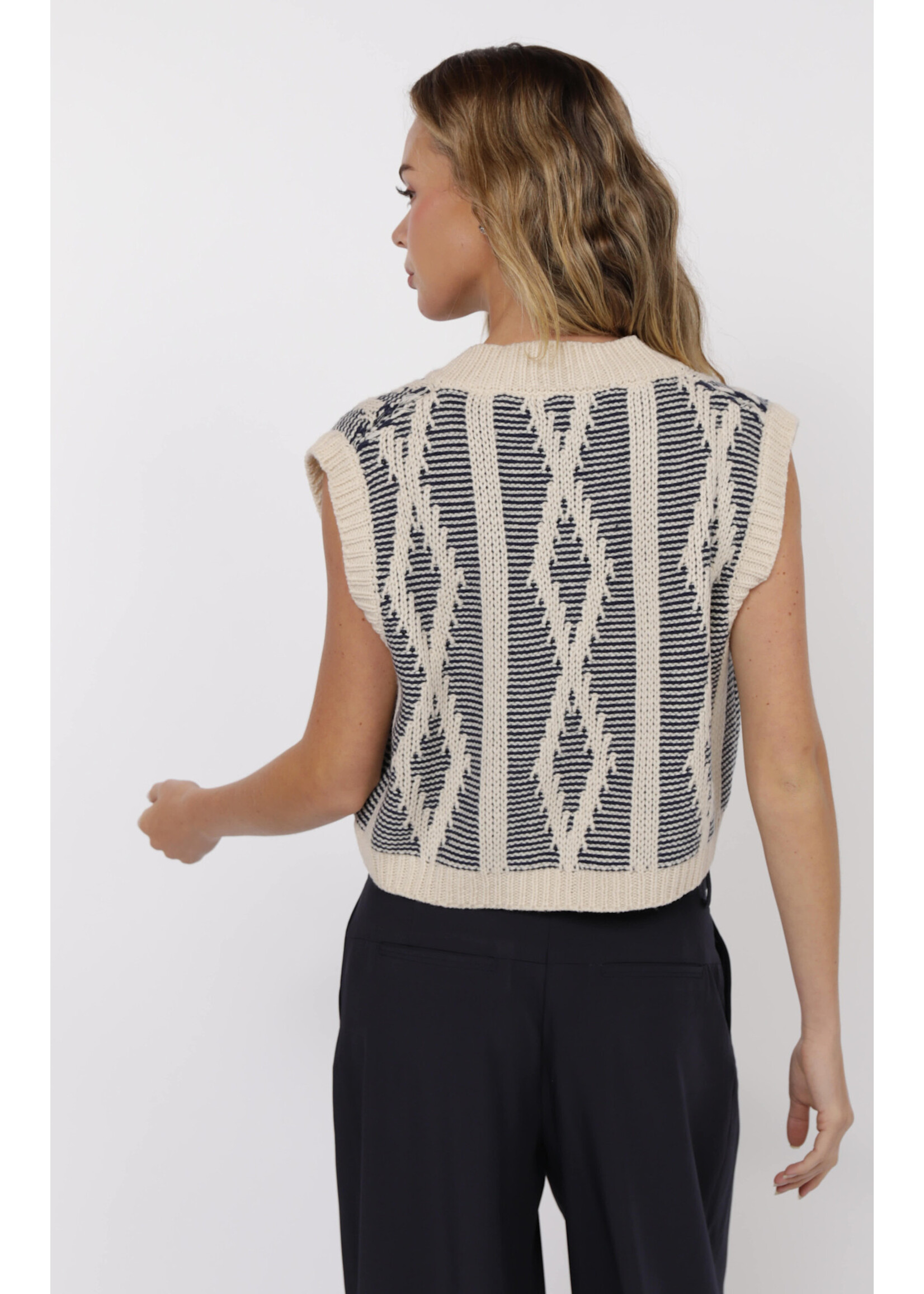 Sage The Label STL Macy Cable Sweater Vest