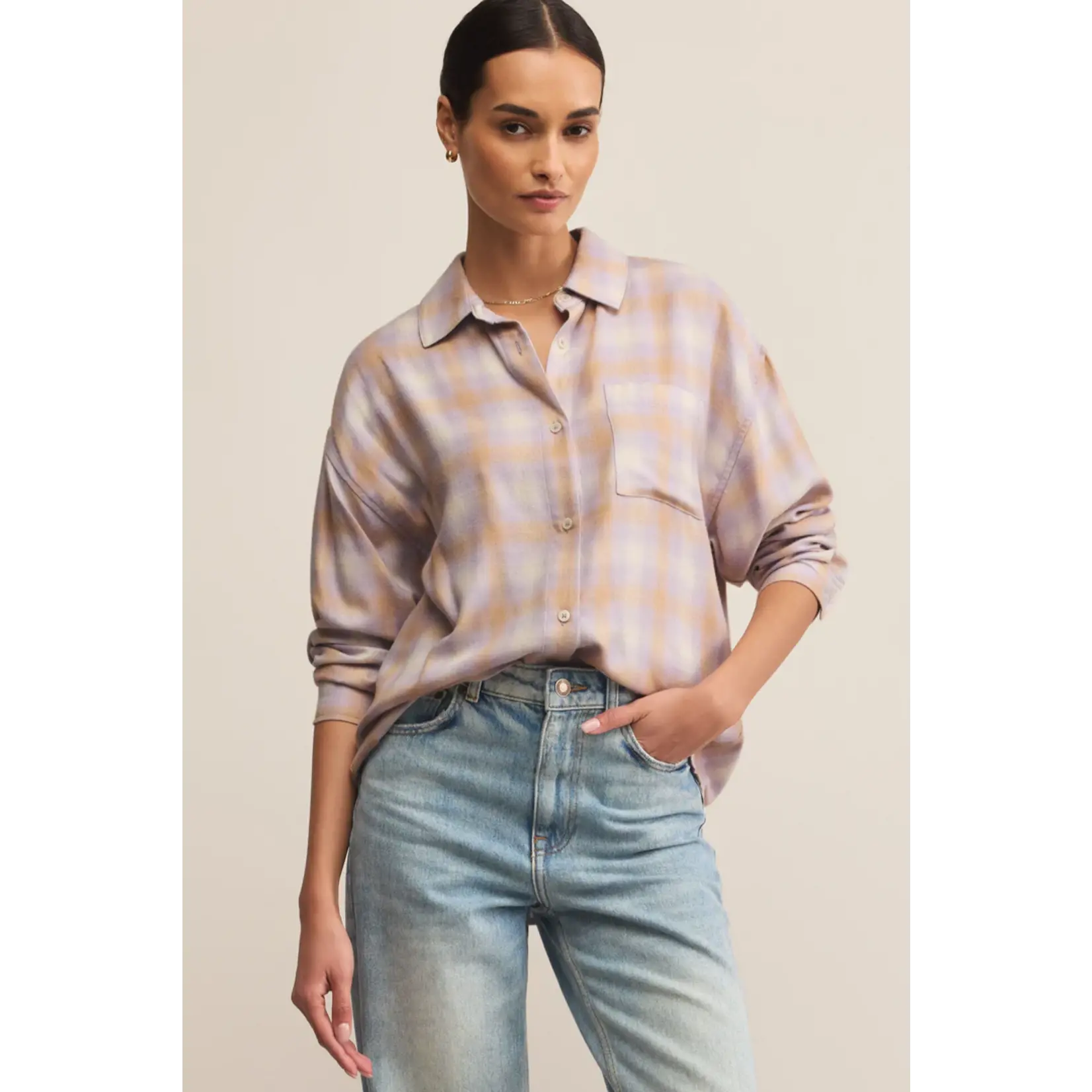 Z Supply ZS River Plaid Button Up