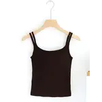HIDDENBRAND Daily DBL Straps Built-in Crop Tank
