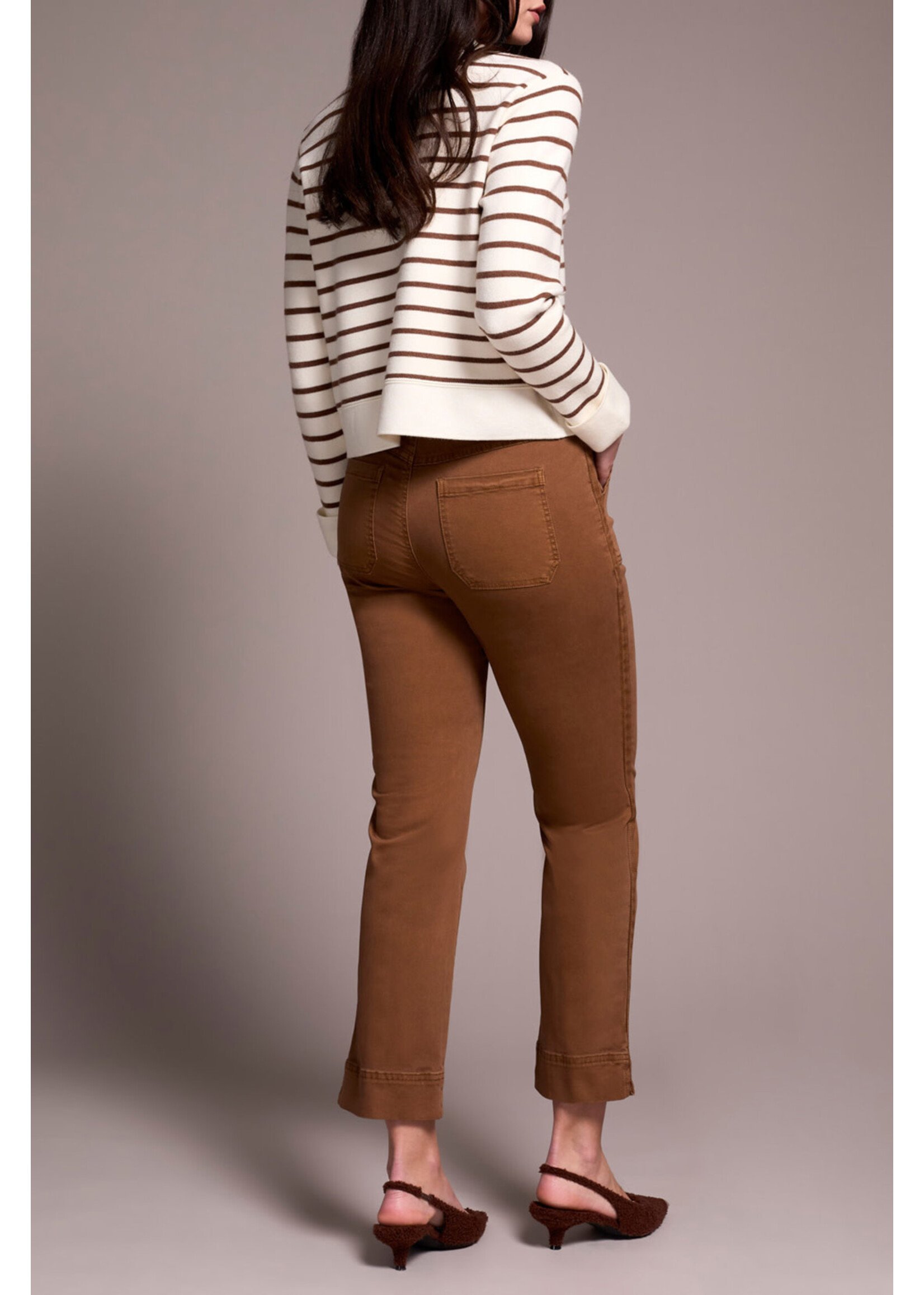 Tribal T Pull On Ankle Pant w/ Side Leg