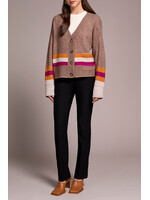 Tribal L/S Sweater Cardi w/ Pockets