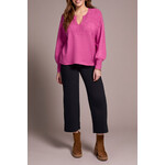 Tribal L/S Notch Neckline Sweater