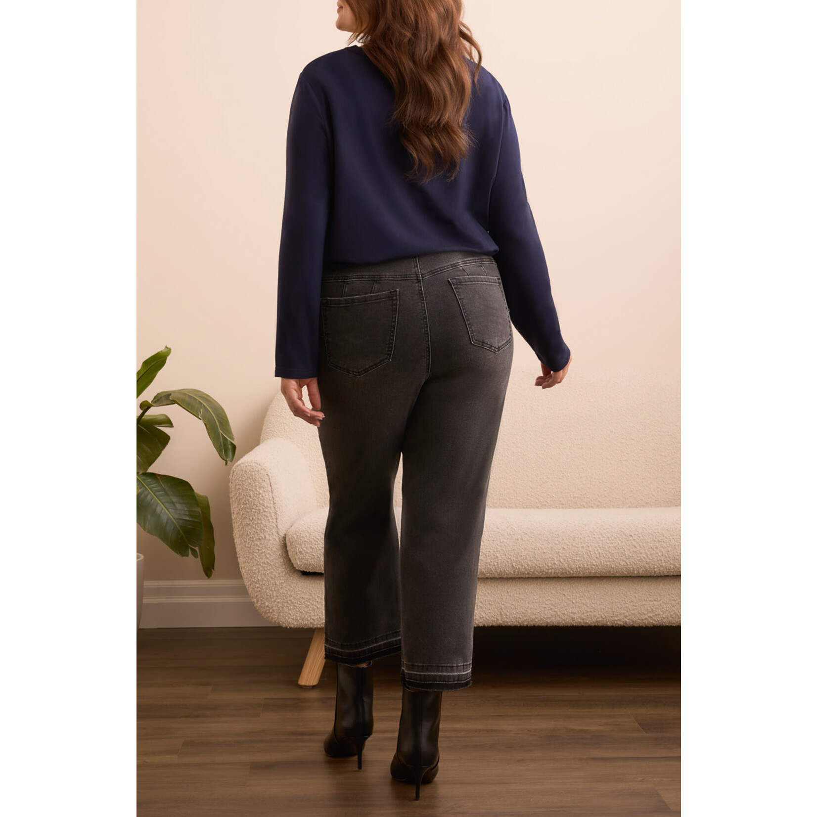 Tribal T Sophia Curvy Micro Flare Jeans