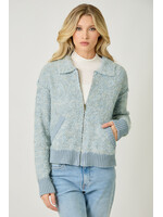 Mystree Zip-Up Sweater Jacket