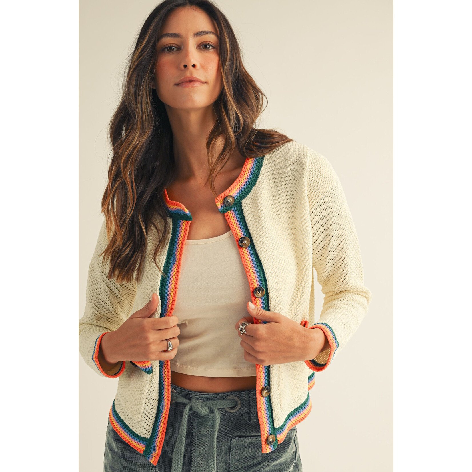 LovLov LovLov Rainbow Bright Cardigan