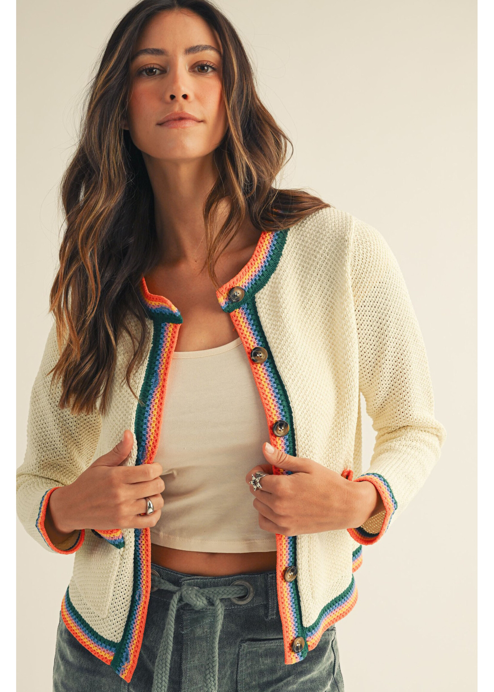 LovLov LovLov Rainbow Bright Cardigan