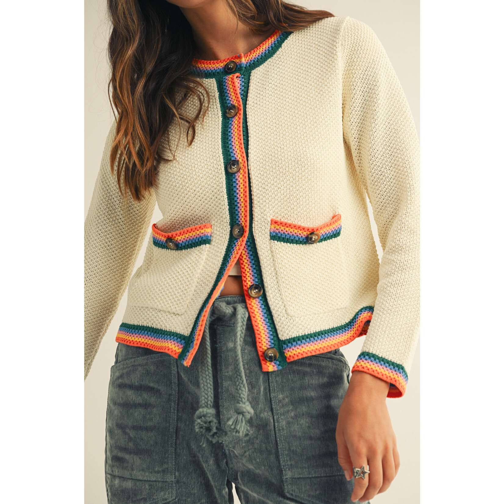 LovLov LovLov Rainbow Bright Cardigan