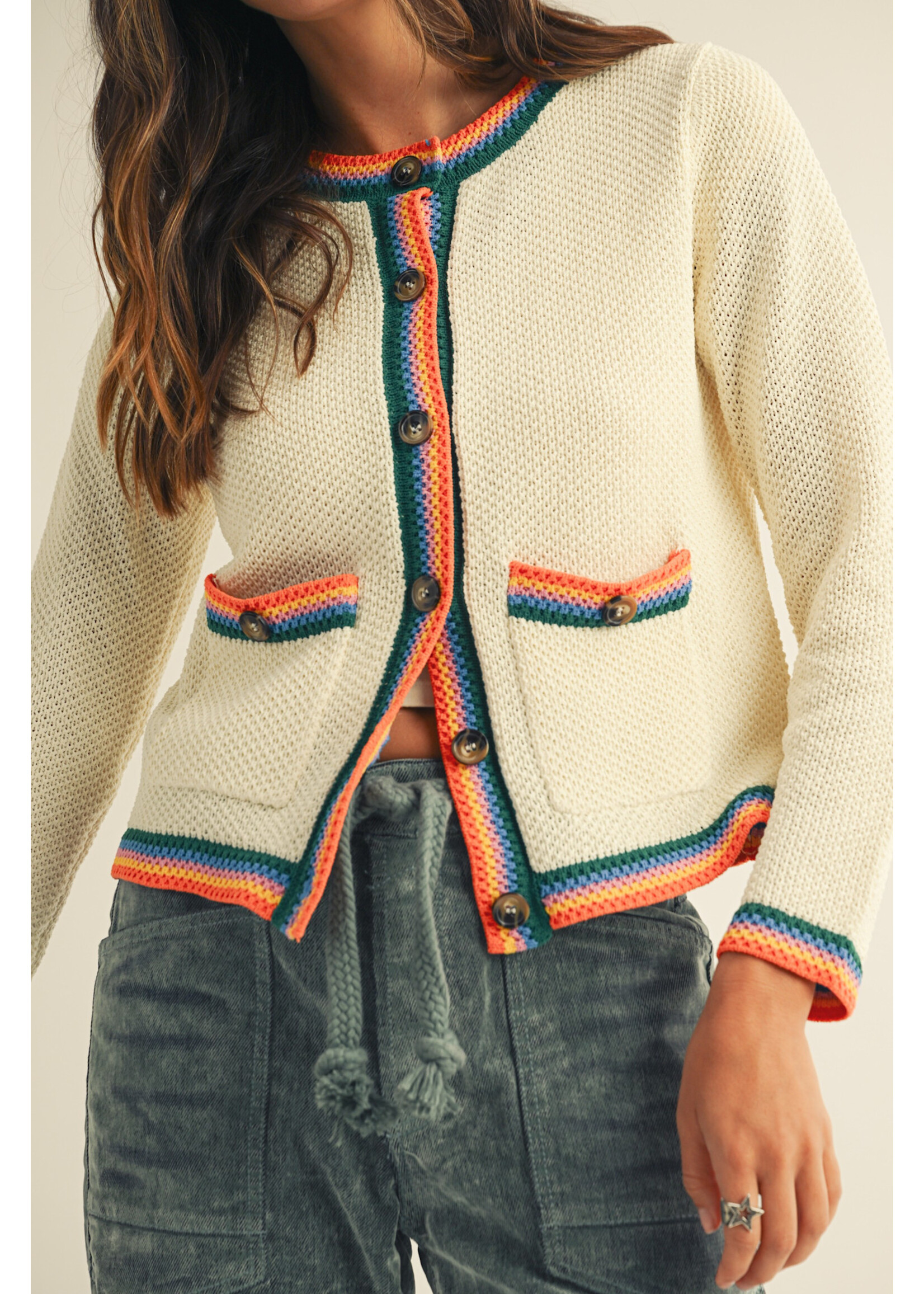 LovLov LovLov Rainbow Bright Cardigan