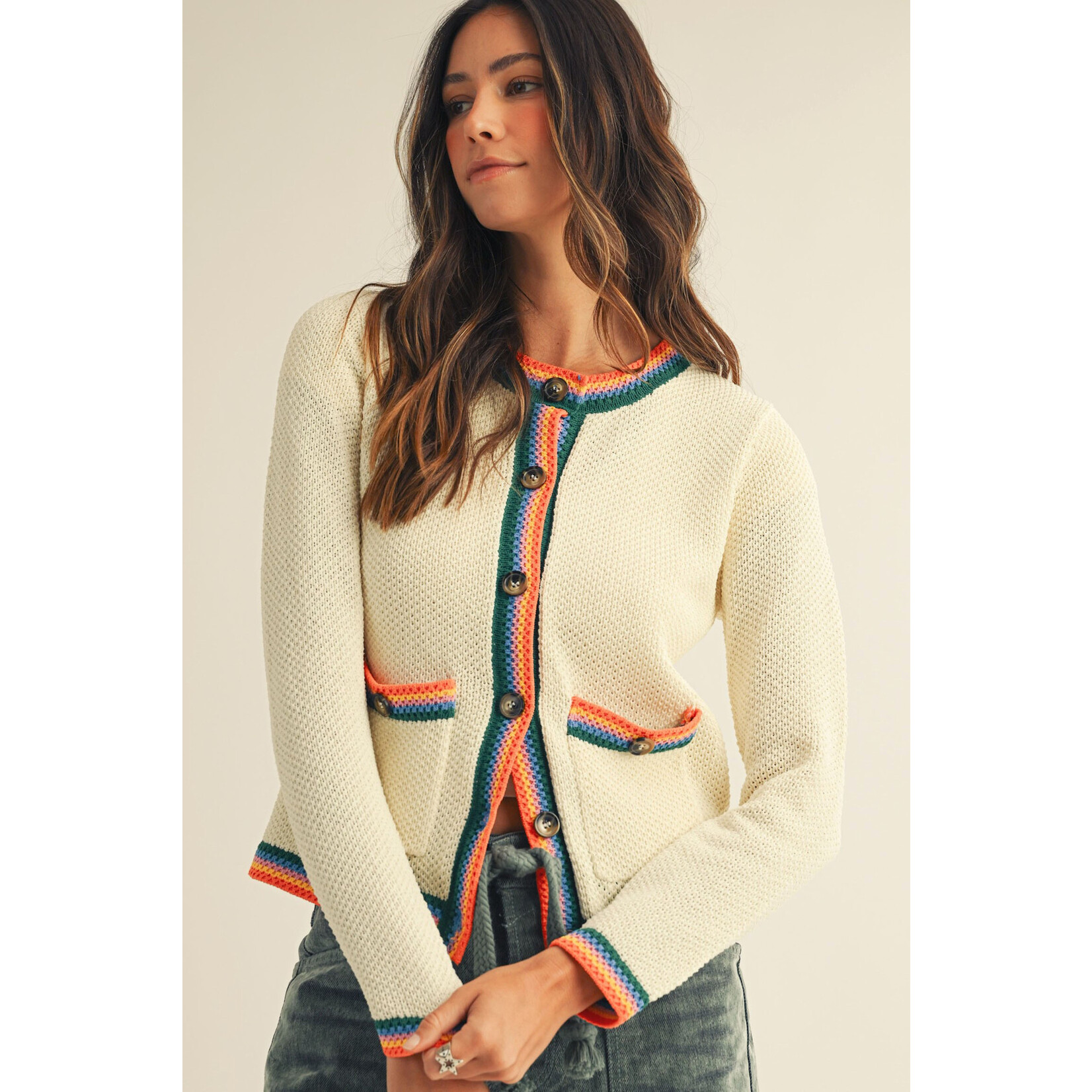 LovLov LovLov Rainbow Bright Cardigan