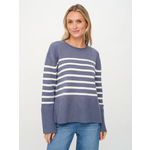 Six Fifty Striped Crew Sweater