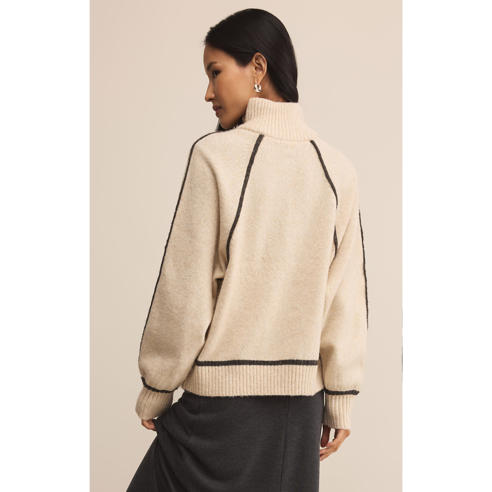 Z Supply ZS Alps Half Zip Sweater