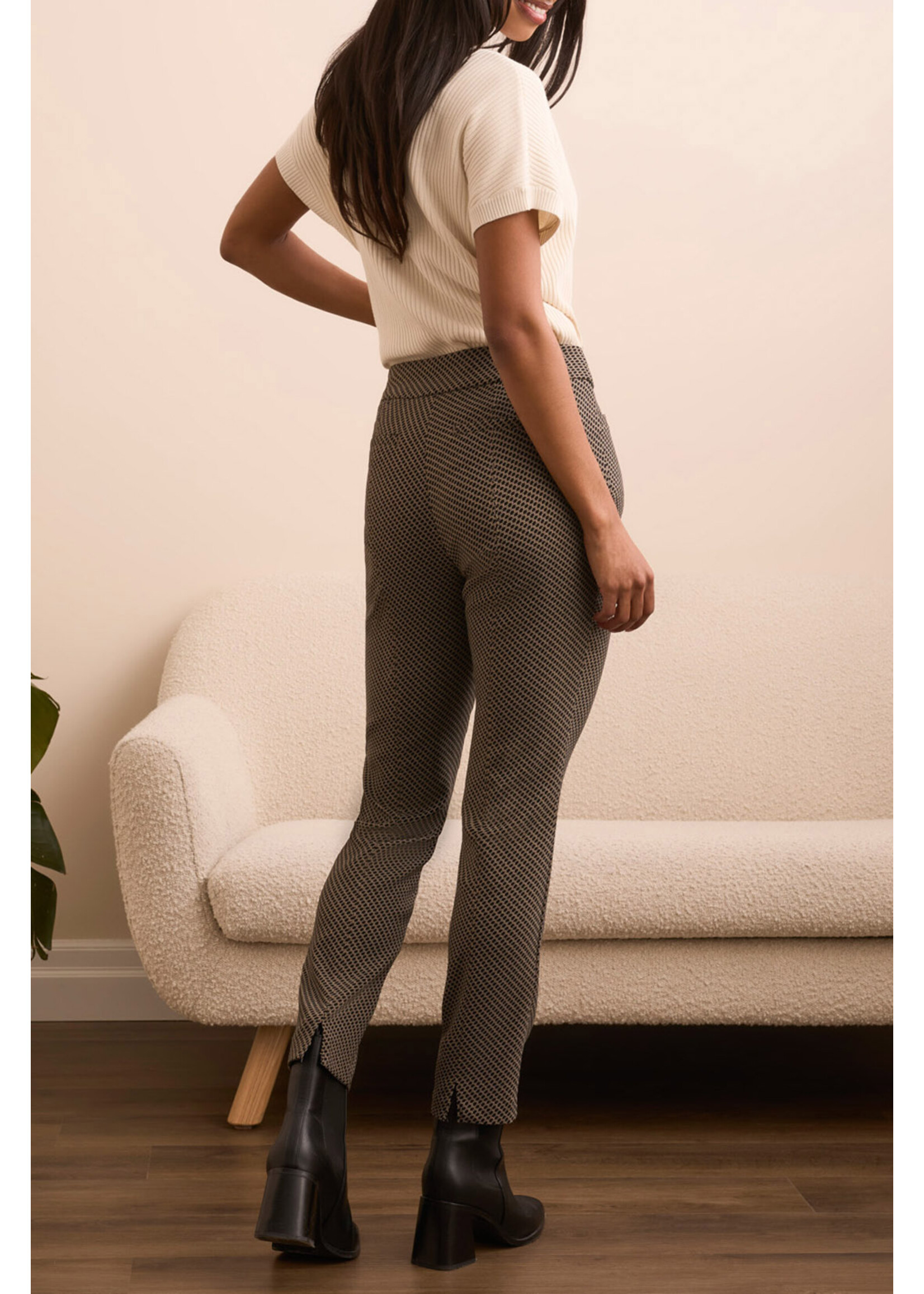 Tribal T Black printed Pull on Pant