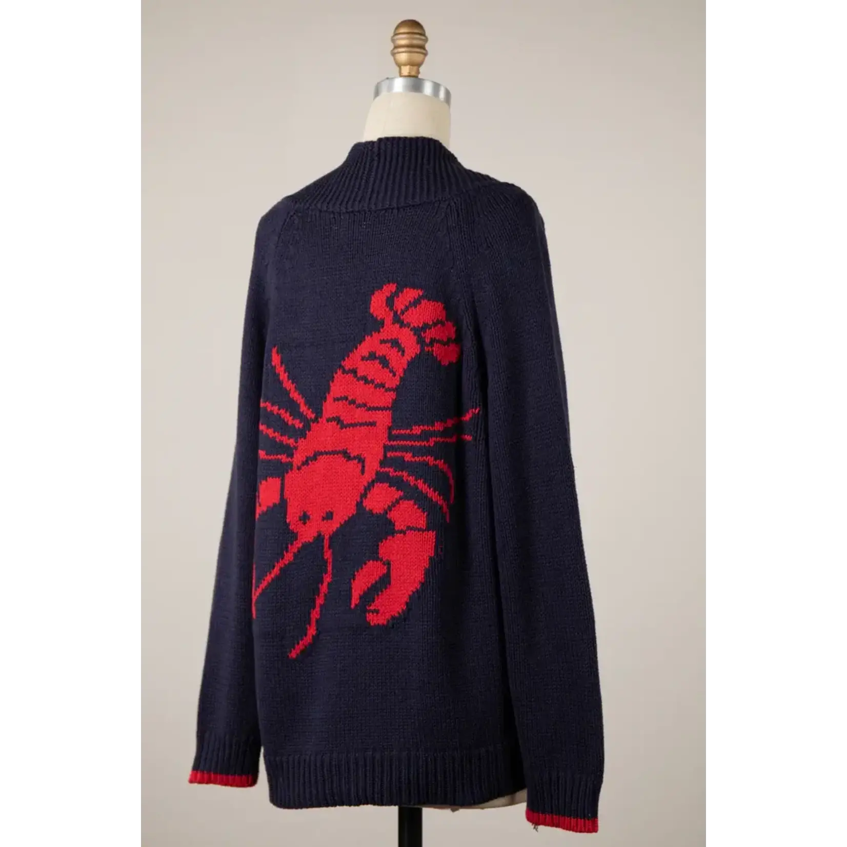 Miracle M Lobster Cardigan Button Down