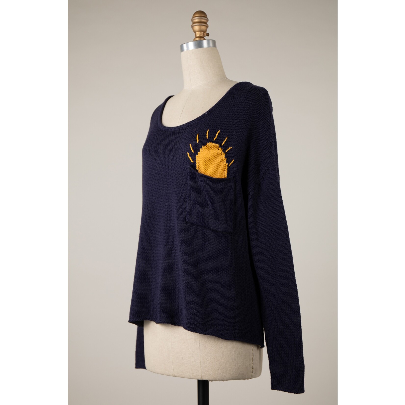 Miracle M Sun Pocket Knit Sweater