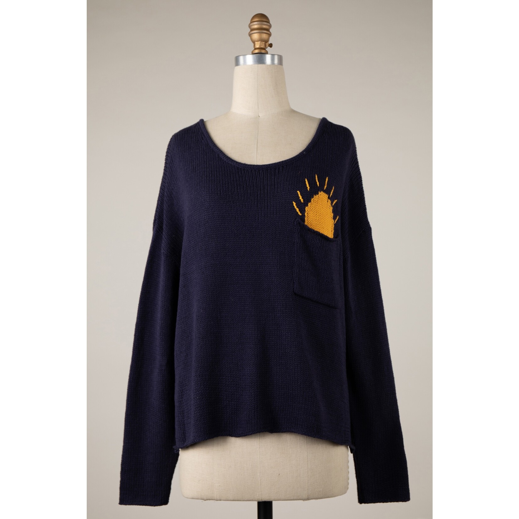 Miracle M Sun Pocket Knit Sweater