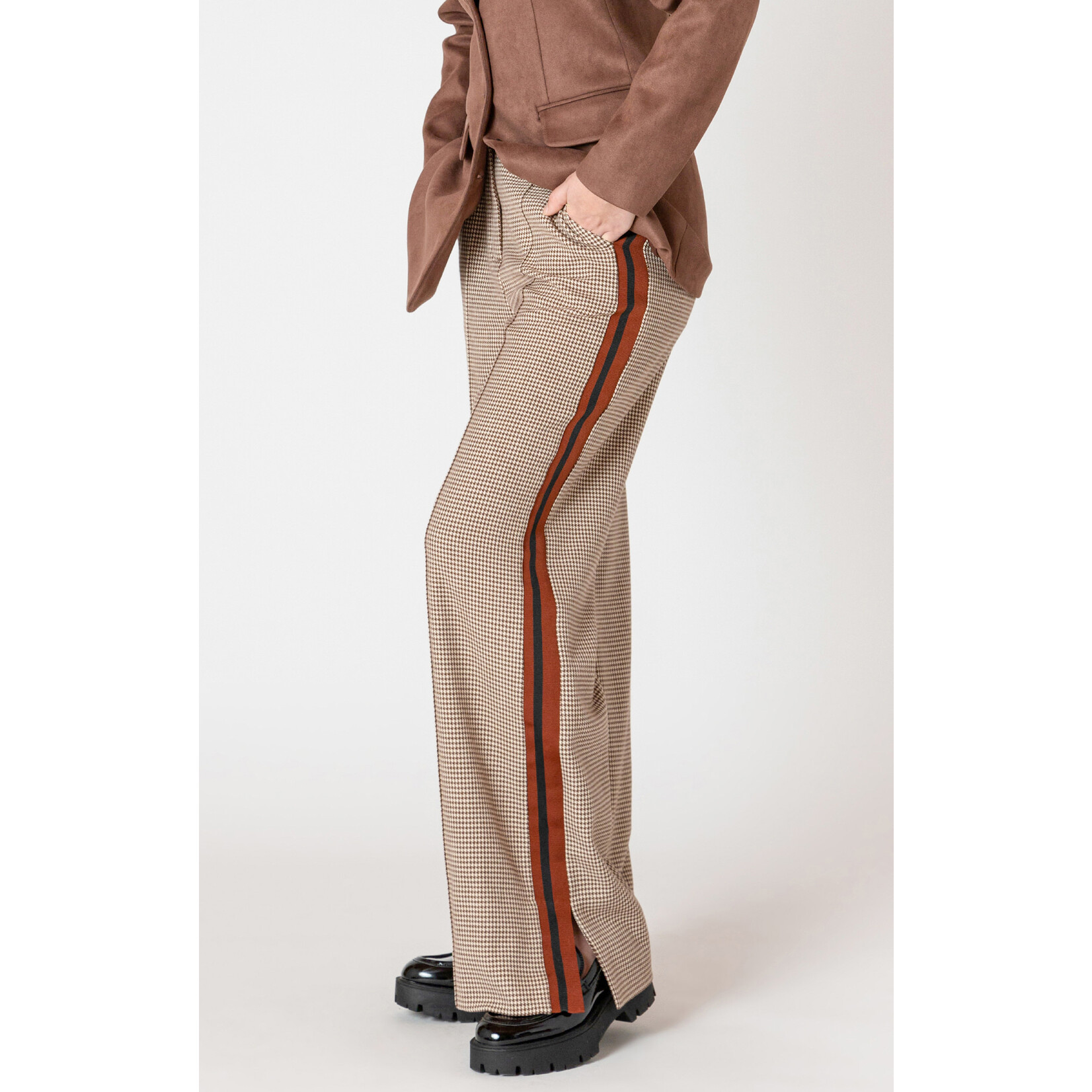Dex Dex Houndstooth Stripe Pant