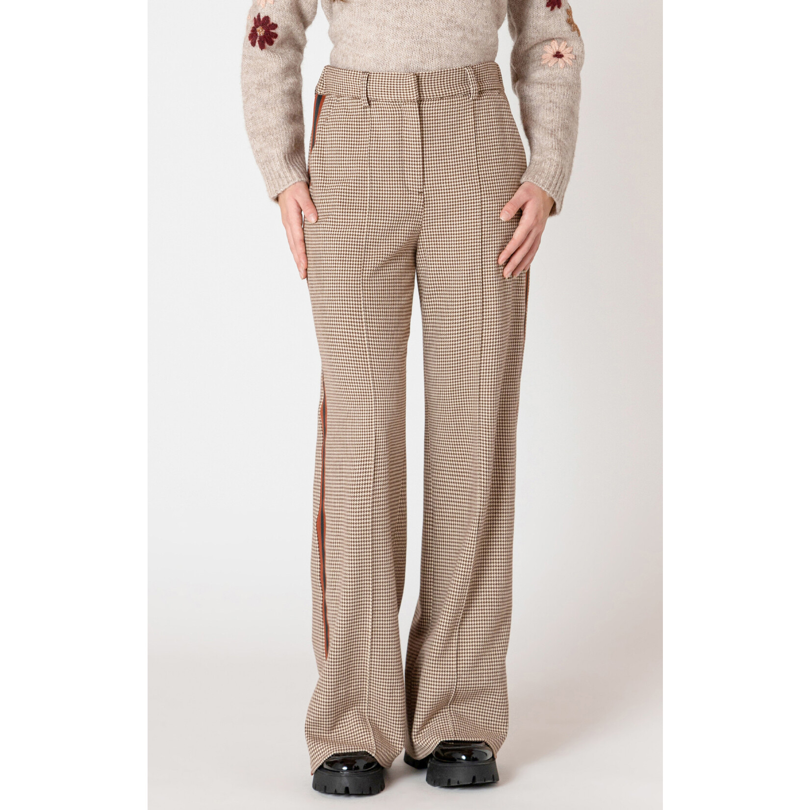 Dex Dex Houndstooth Stripe Pant