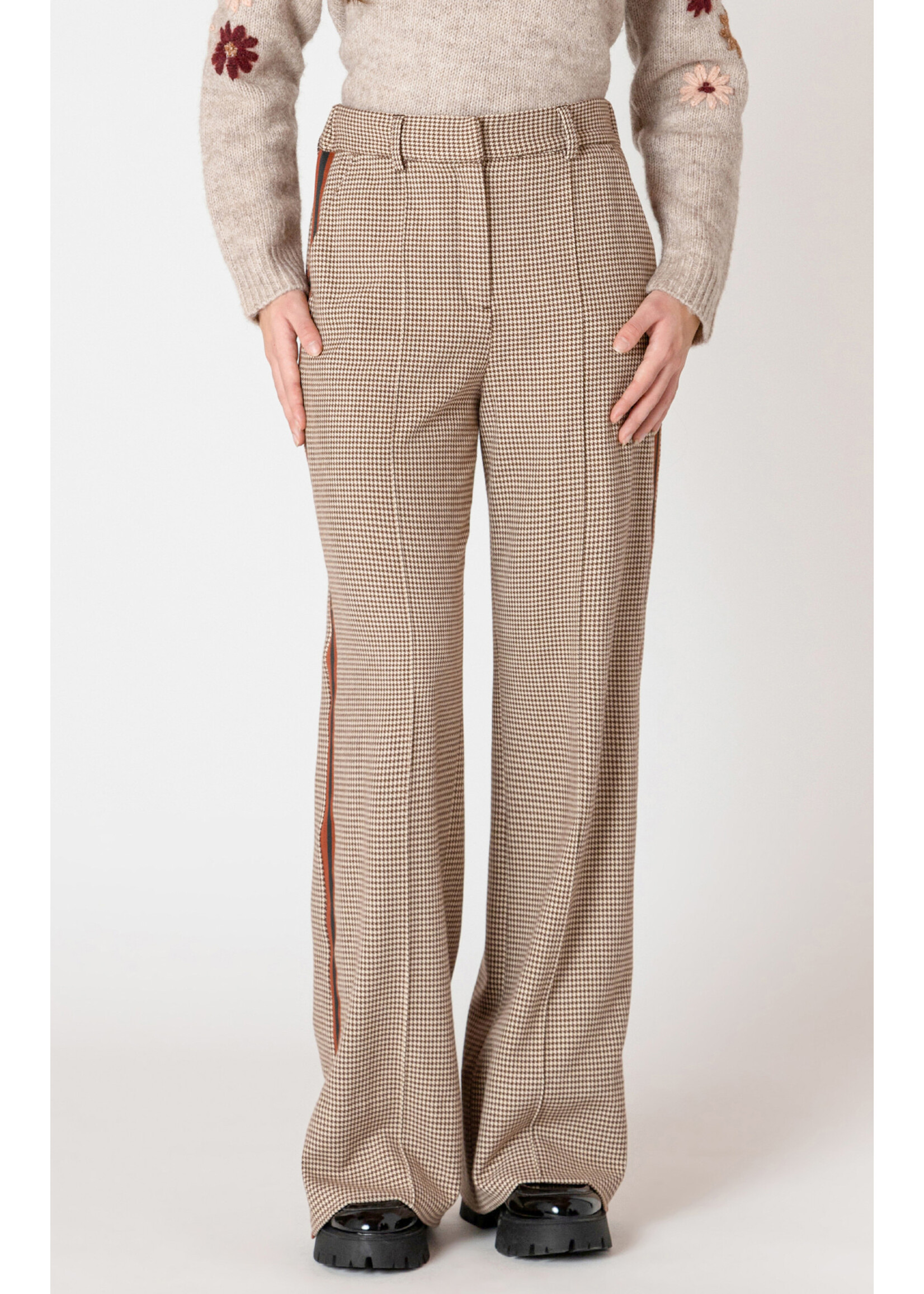 Dex Dex Houndstooth Stripe Pant