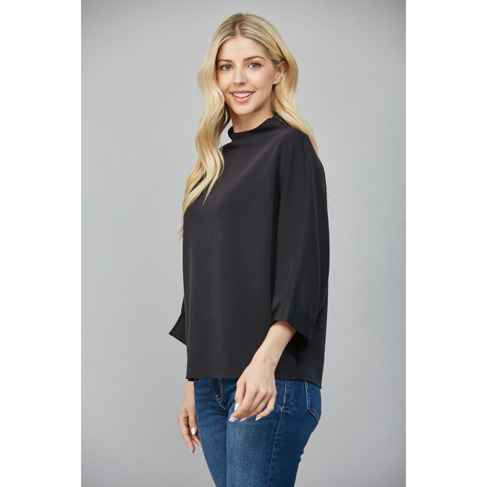 Fate F Modal Mock Neck Top