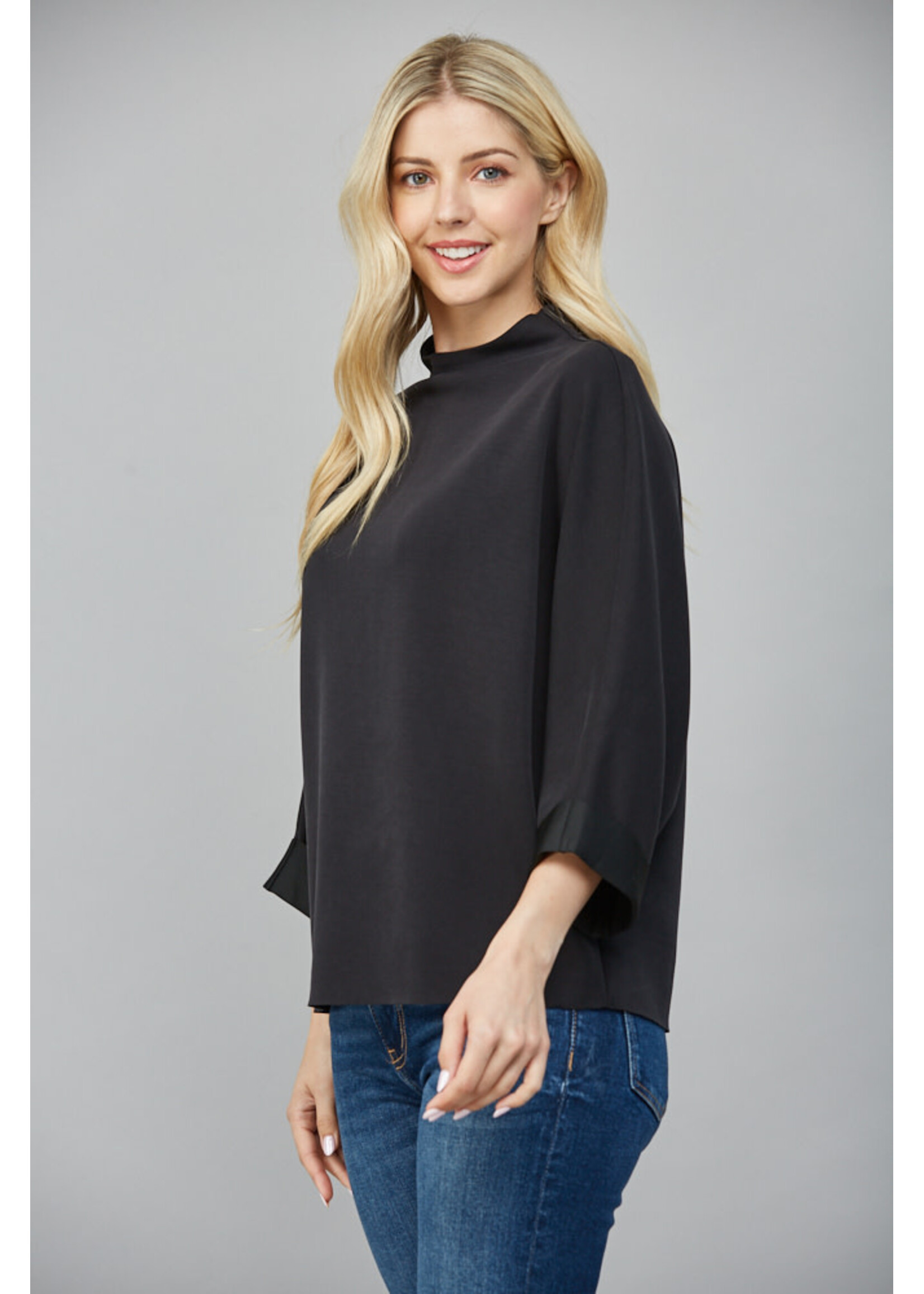 Fate F Modal Mock Neck Top