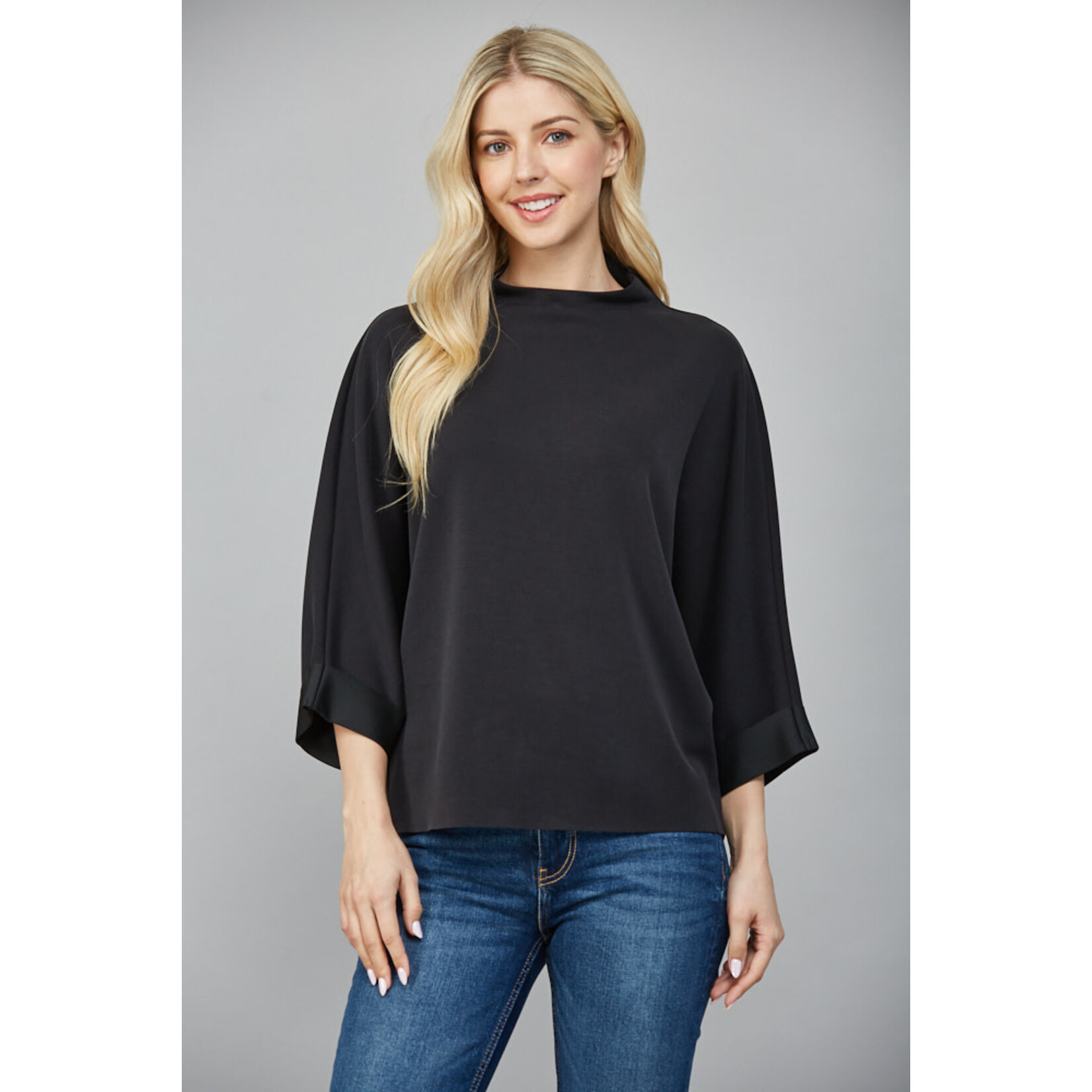 Fate F Modal Mock Neck Top