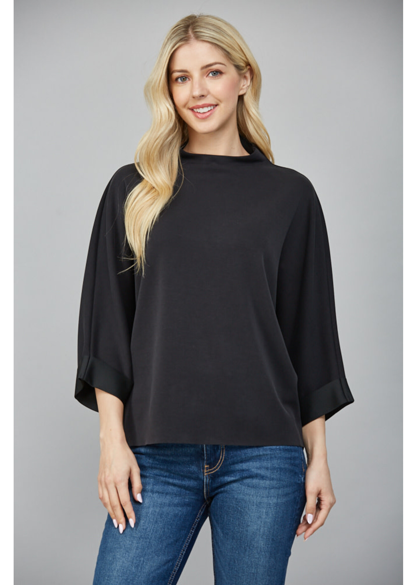 Fate F Modal Mock Neck Top