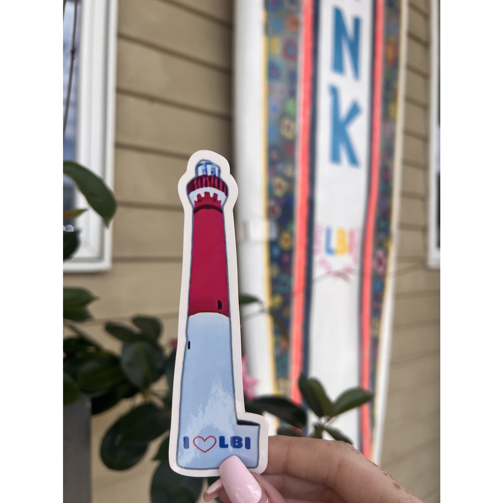 Wink W Lighthouse Sticker
