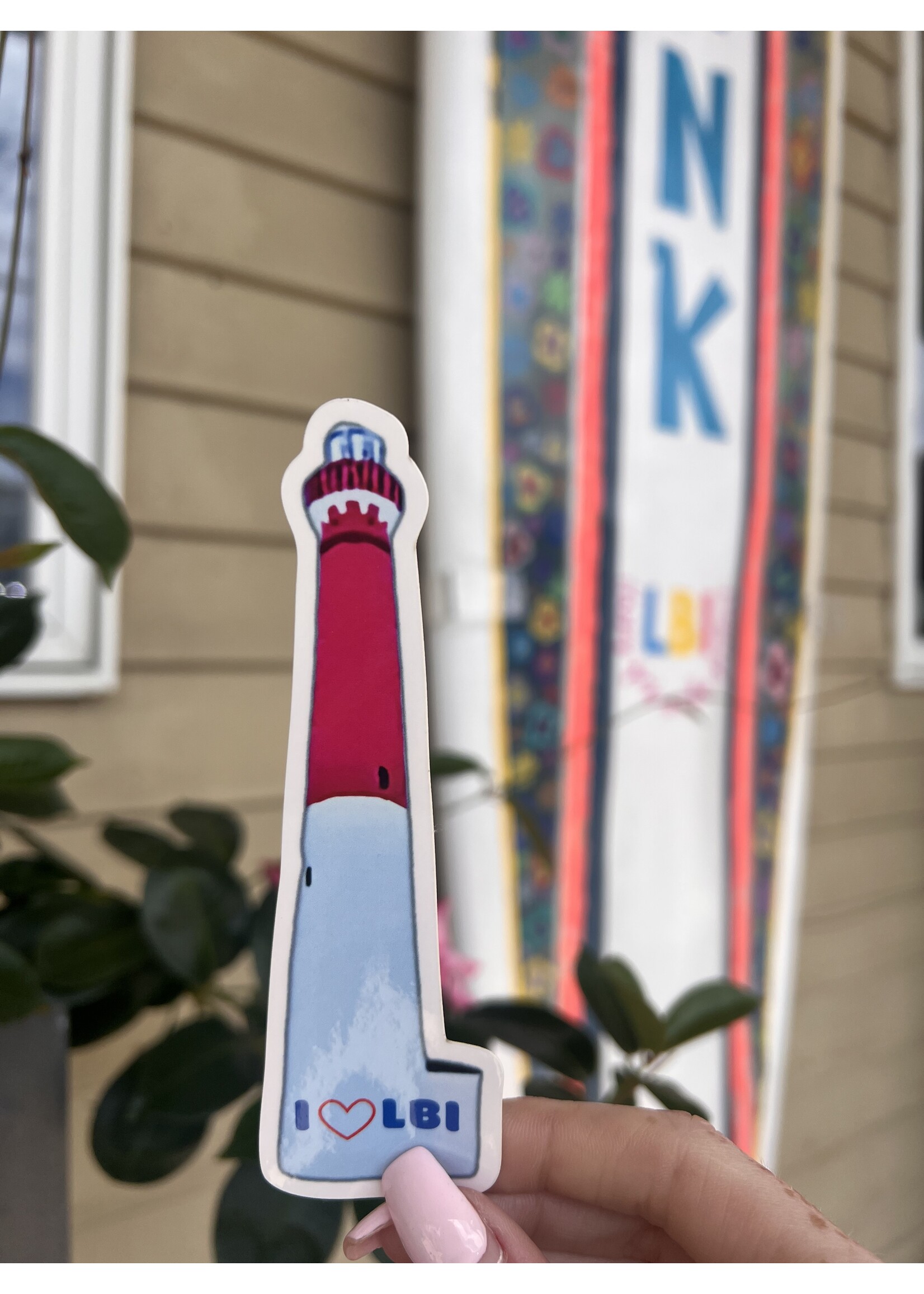 Wink W Lighthouse Sticker