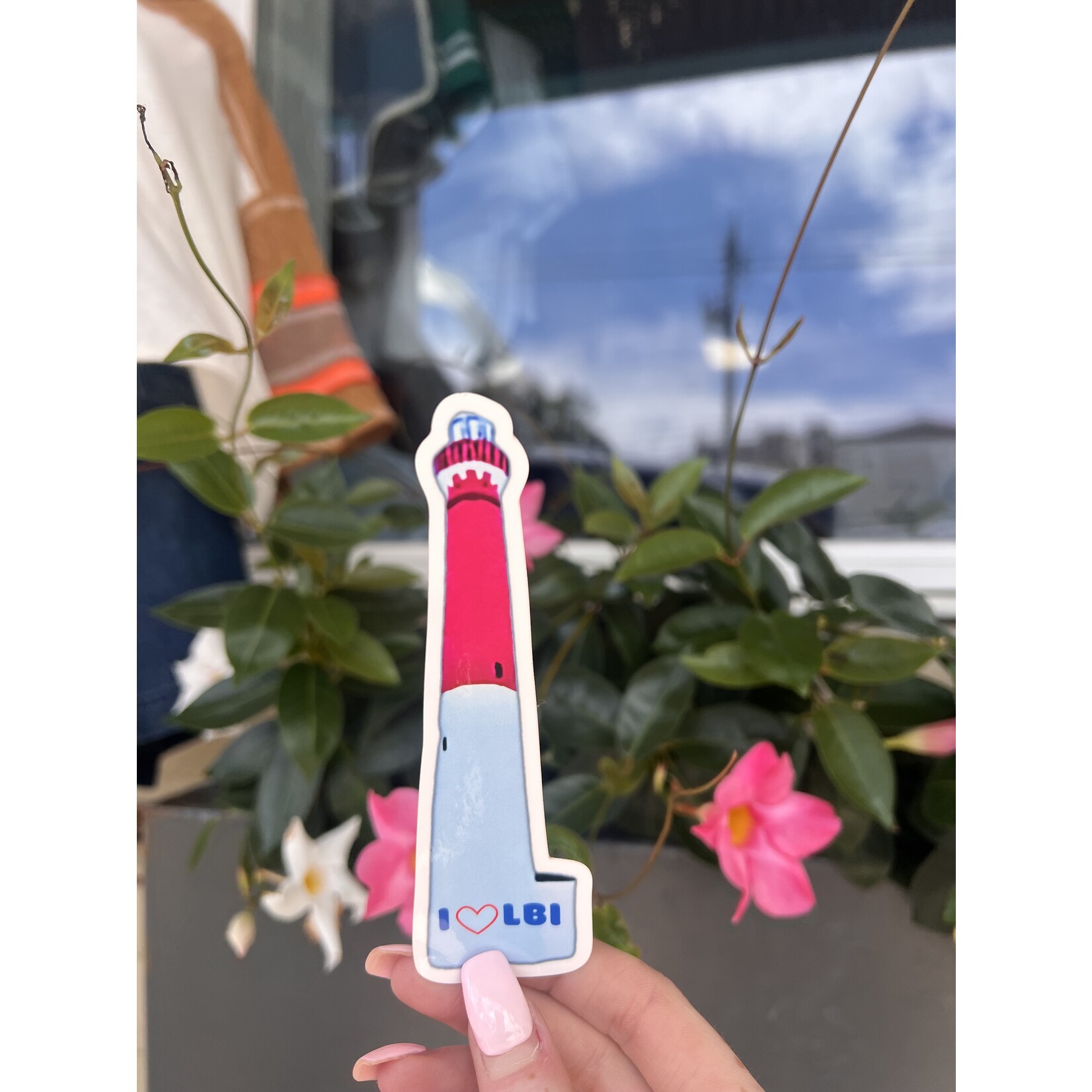 Wink W Lighthouse Sticker