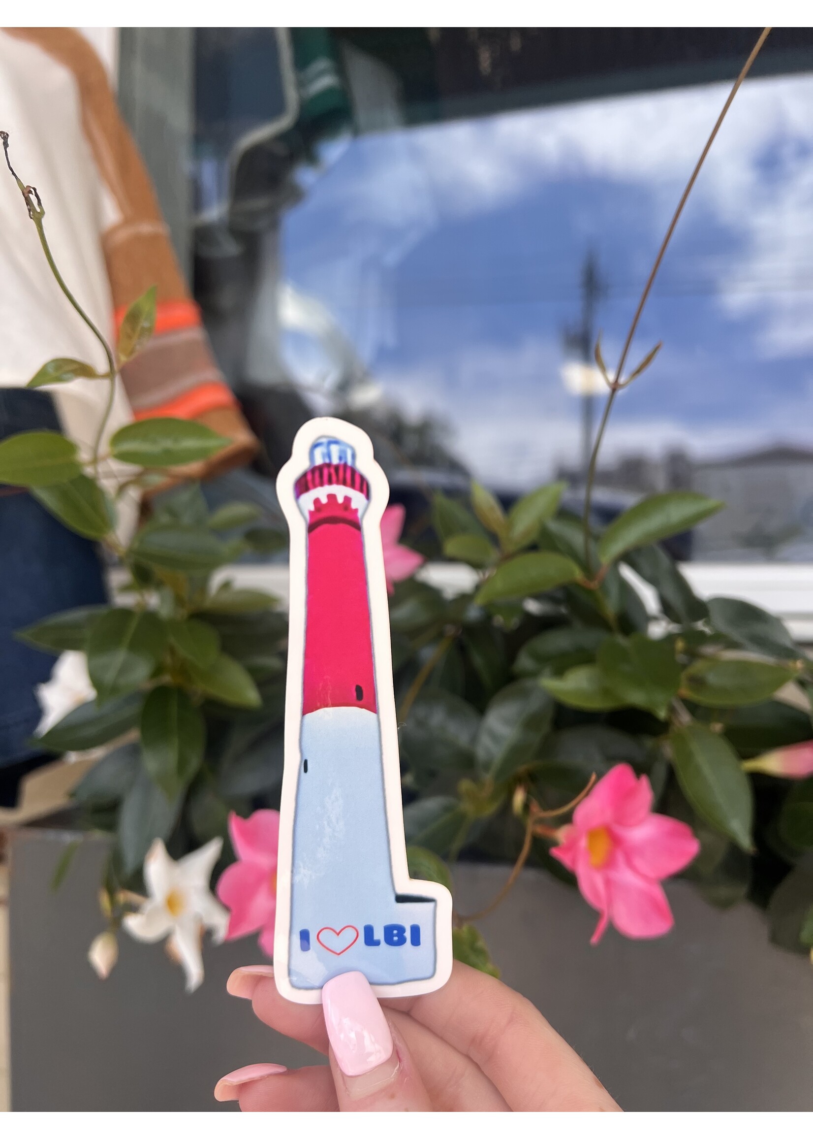Wink W Lighthouse Sticker