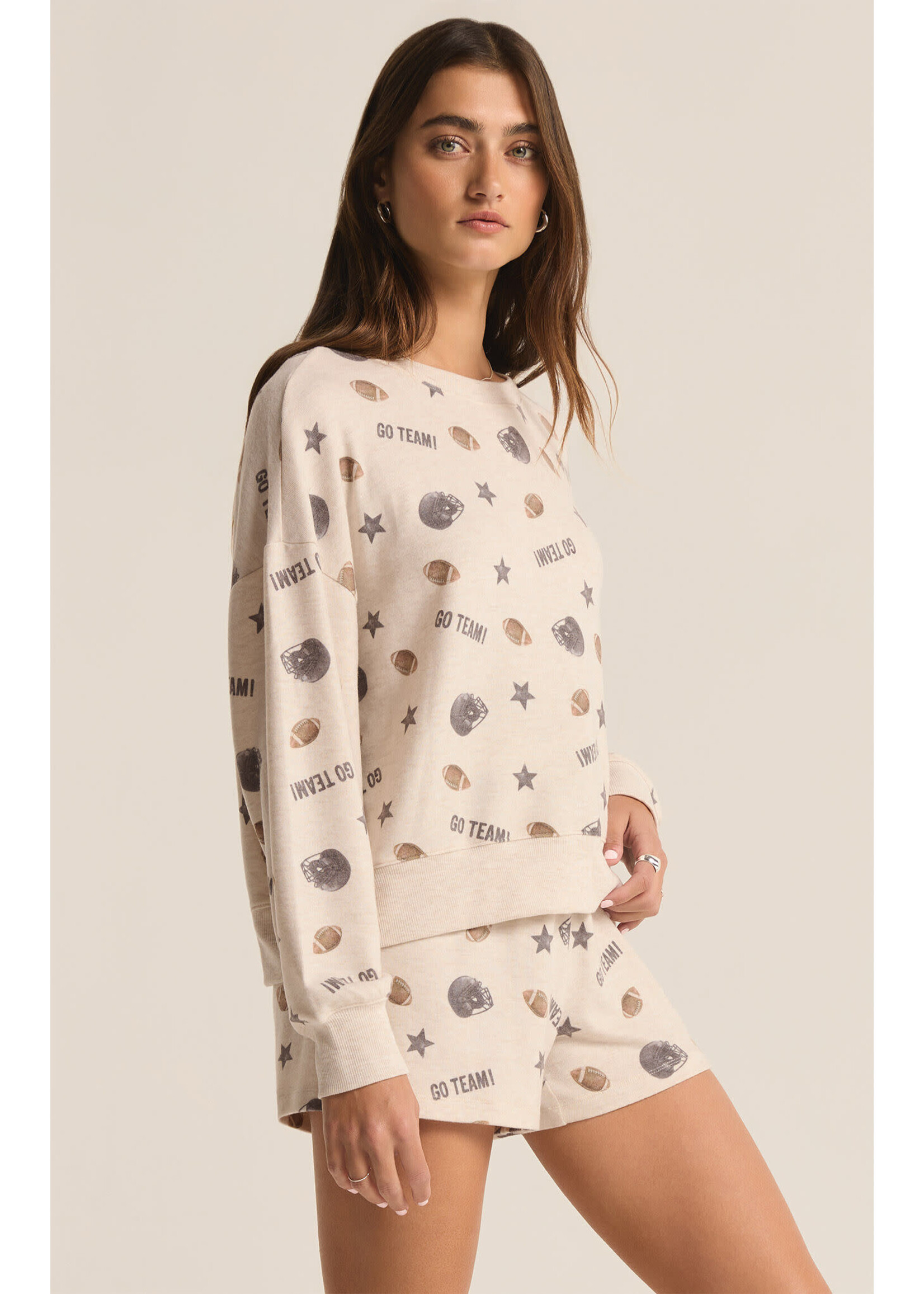 Z Supply ZS Football Star L/S Top