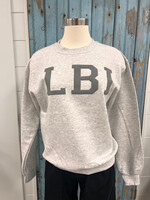 A Blessed Texas Mess Boutique Puff Lettering LBI Crewneck